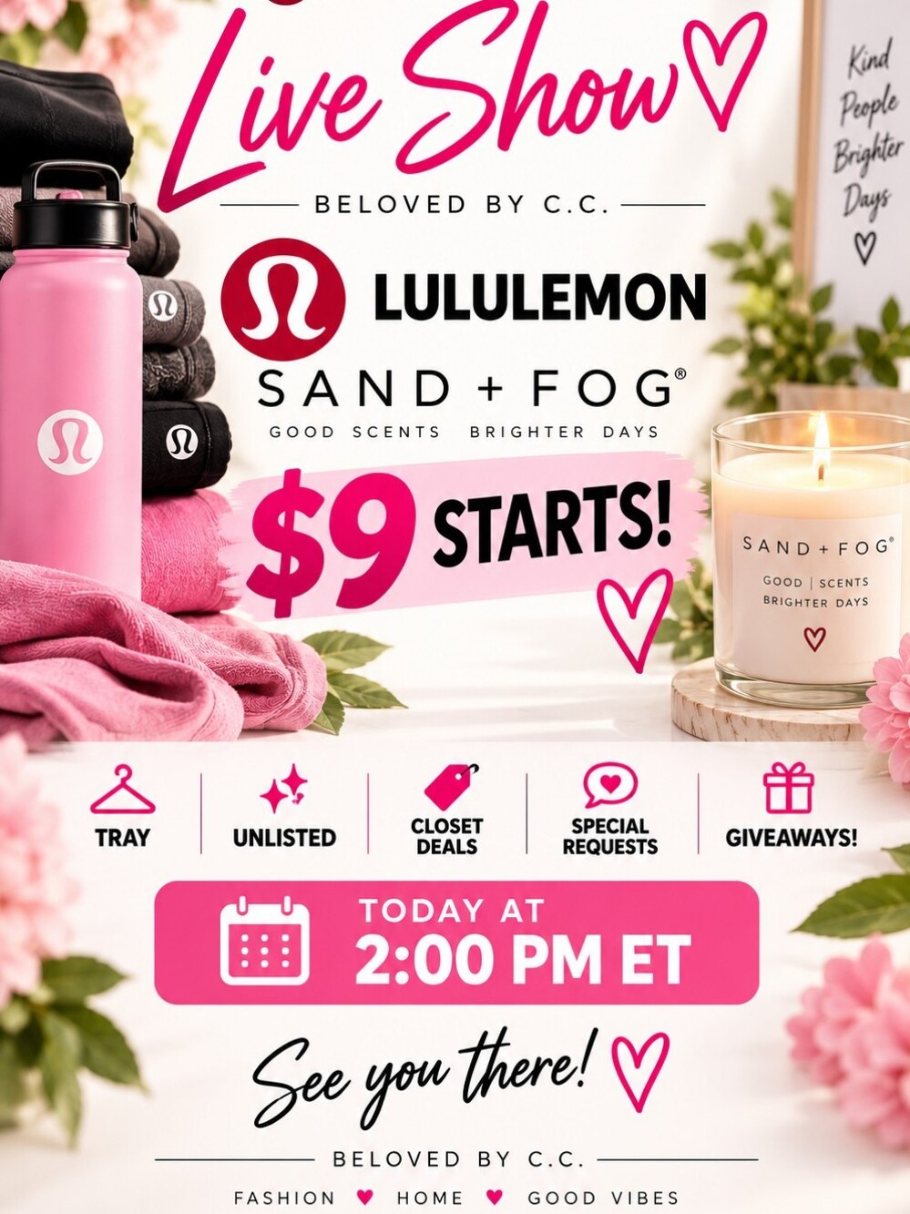 Lululemon and Sand + Fog Tray + Unlisted + closet deals!